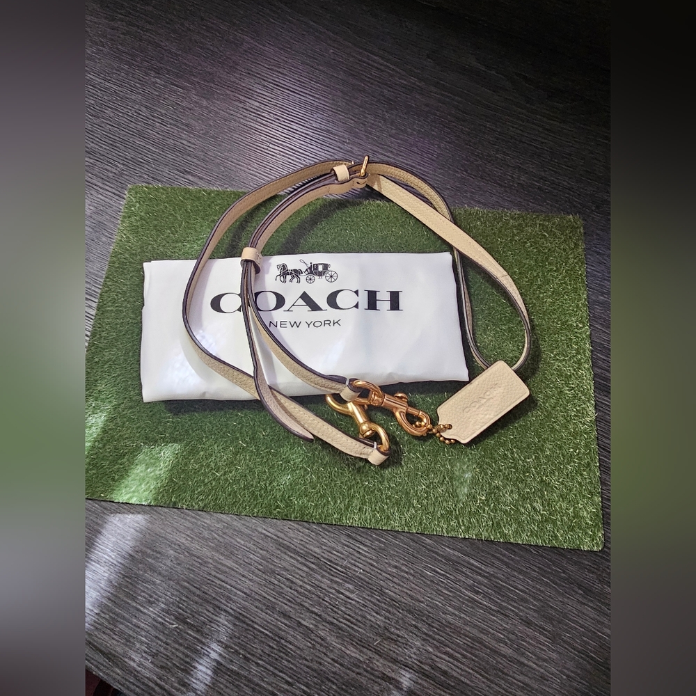 Coach leather strap